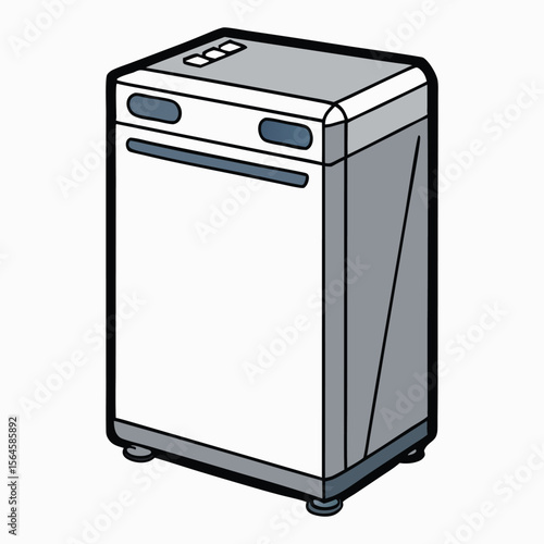 A kitchen dishwasher is a convenient appliance that automatically cleans and sanitizes dishes, utensils, and cookware, saving time and effort in the kitchen.
