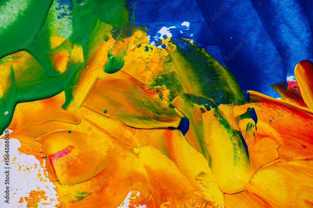 Fototapeta premium カラフルな色で塗った背景 