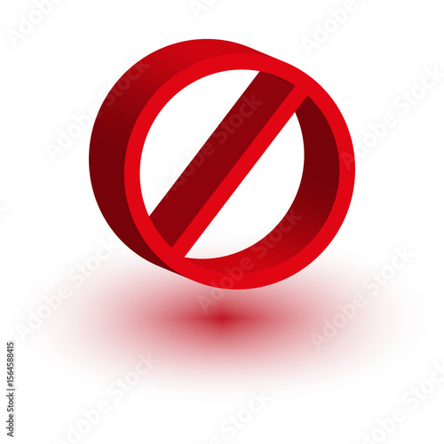 Prohibition symbol icon. Red no sign. Stop warning Vector. Restricted access graphic. Free Download Prohibition symbol icon. Red no sign. Stop warning Vector. Restricted access graphic. - GFXLoad