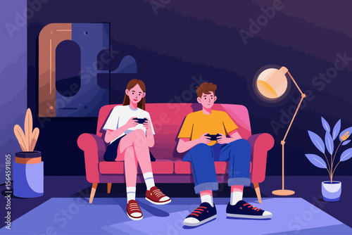gen z playing video games with gen x and loosing