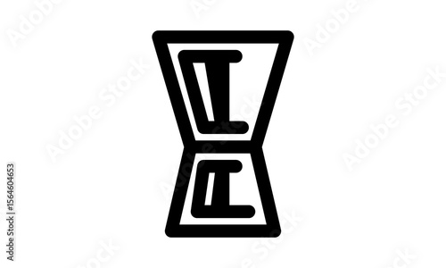 Alcoholic drinks in shot glasses icon. illustration