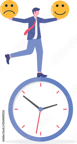 Relaxation make anxiety or stressed to happy, optimistic relief or metal illness therapy,
