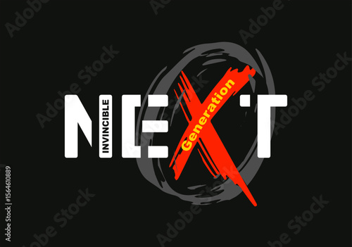 next generation typography t-shirt and apparel design.
