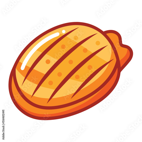 A grilled chicken breast, perfectly cooked and lean, on a clean white background, ideal for healthy meals and protein