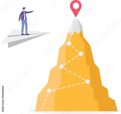 Try new idea start new business, startup risk, entrepreneur or creativity, failure,
