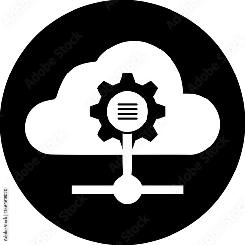 Managed Cloud Services Icon for Network & Database Configuration