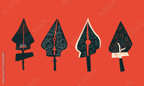 Wayang Puppet Illustration