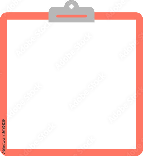 레드 클립보드 메모지(red clip board memo)
