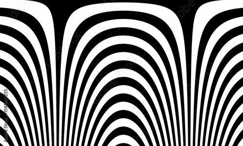 Wallpaper Mural A view of warped stripes, as a background. Torontodigital.ca