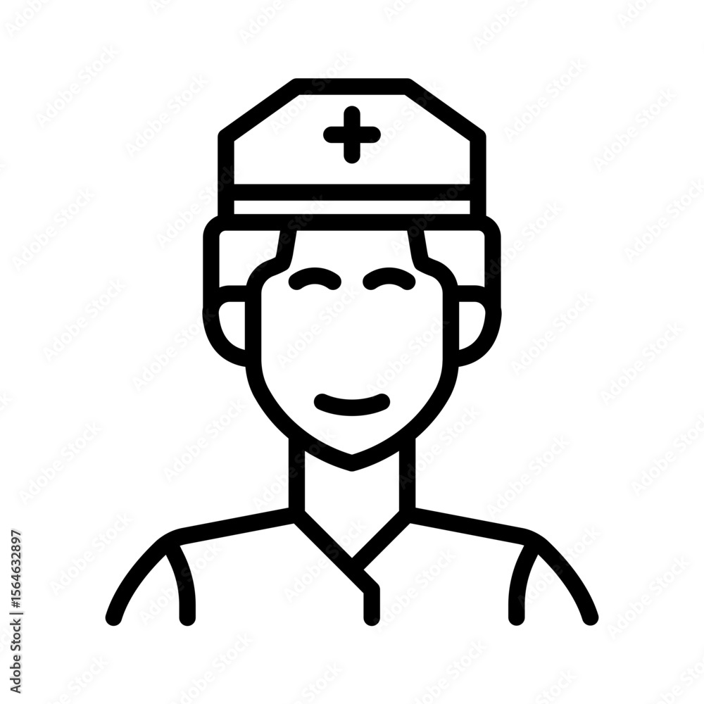 Nurse man icon Nurse man icon