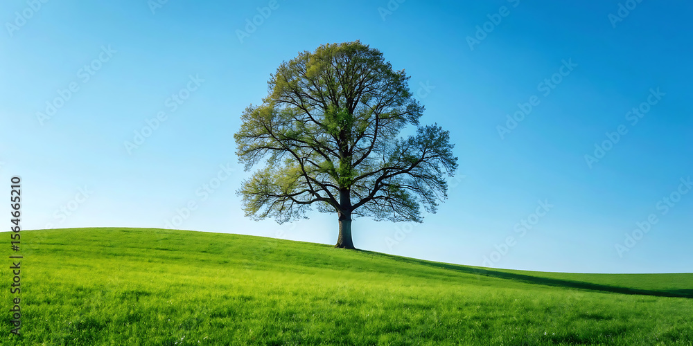 Fototapeta premium lonely tree in the field