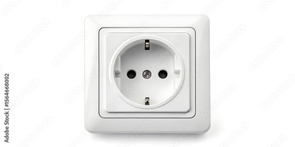 electrical outlet isolated on white background electrical outlet isolated on white background