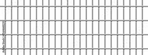 This is a close-up of a metal grating. The image is composed of evenly spaced horizontal and vertical metal bars, forming a grid. The metal appears to be shiny.