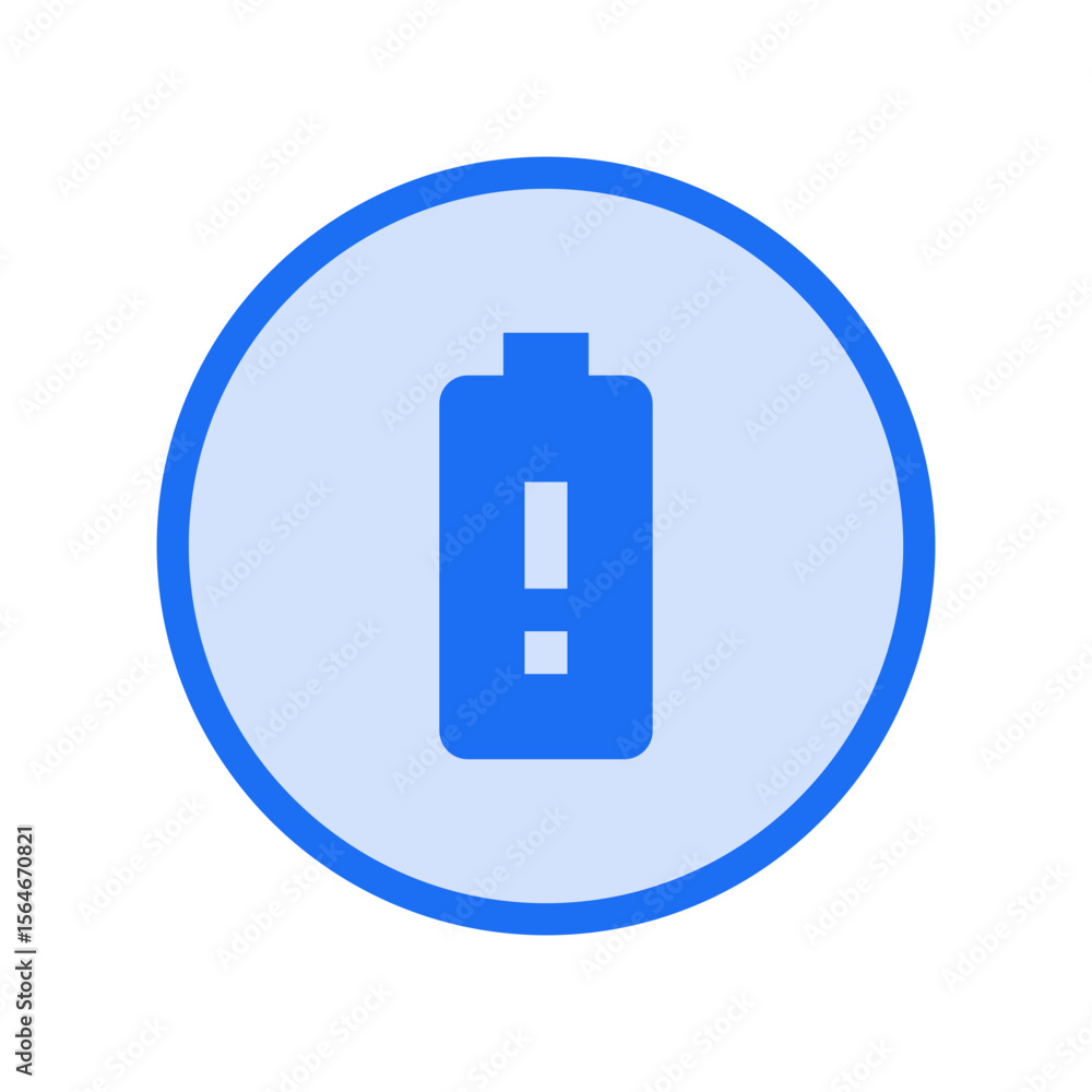 Obraz premium Battery Alert