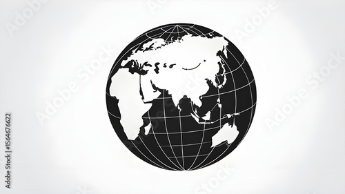 earth shaped internet vector icon