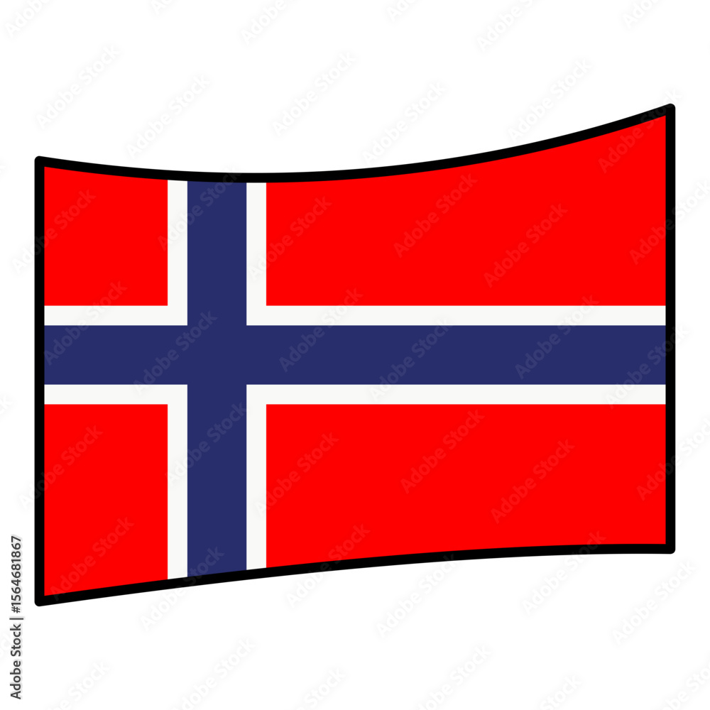 Fototapeta premium norway flag