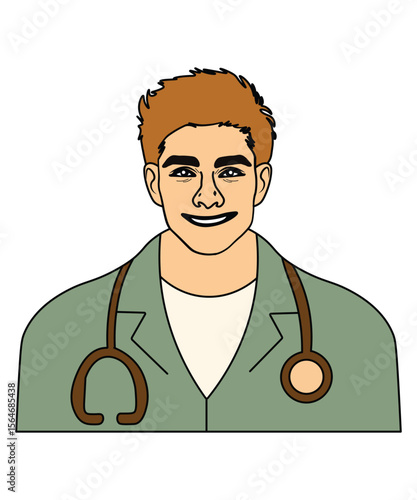 Smiling Male Doctor Avatar