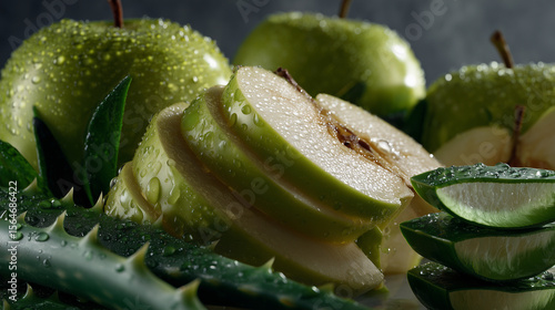 Fresh Green Apple and Aloe Vera