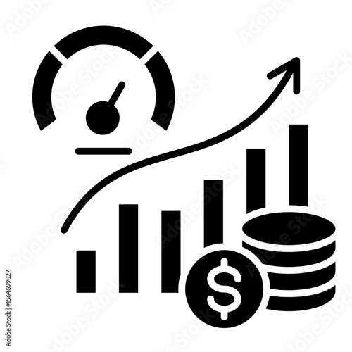 Economic Indicator  Icon Element For Design