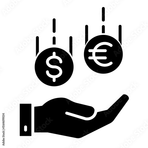 Dividend  Icon Element For Design