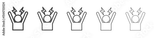 Angry person icon simple illustration collection symbol