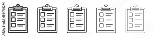 assessment icon simple illustration collection symbol