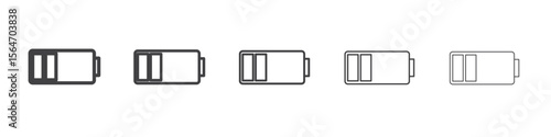 battery icon simple illustration collection symbol
