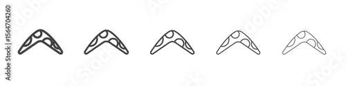 Boomerang Icon simple illustration collection symbol