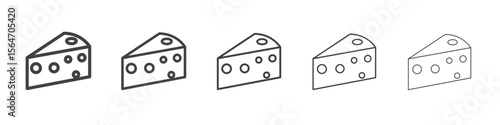 cheese icon simple illustration collection symbol