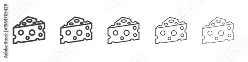 cheese icon simple illustration collection symbol