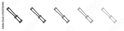 chisel icon simple illustration collection symbol