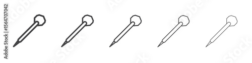 darts icon simple illustration collection symbol
