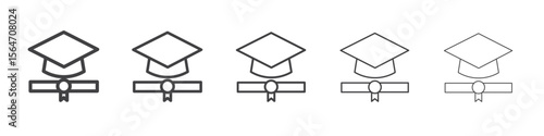 education Scholarship icon simple illustration collection symbol