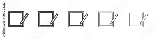 Edit Image Icon simple illustration collection symbol