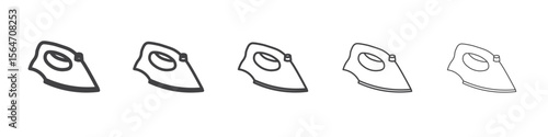 Electric Iron icon simple illustration collection symbol