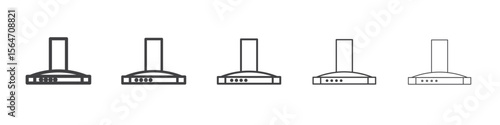 Extractor Hood icon simple illustration collection symbol