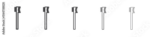Eyebrow brush icon simple illustration collection symbol