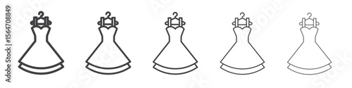 Fashion boutique icon simple illustration collection symbol