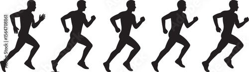 Vector silhouette of a woman playing football, a dynamic illustration of a female athlete in action