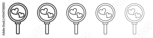 find love icon simple illustration collection symbol