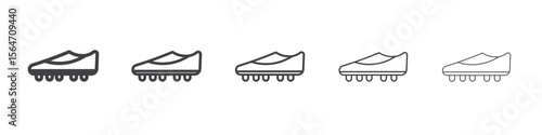football soccer shoes icon simple illustration collection symbol