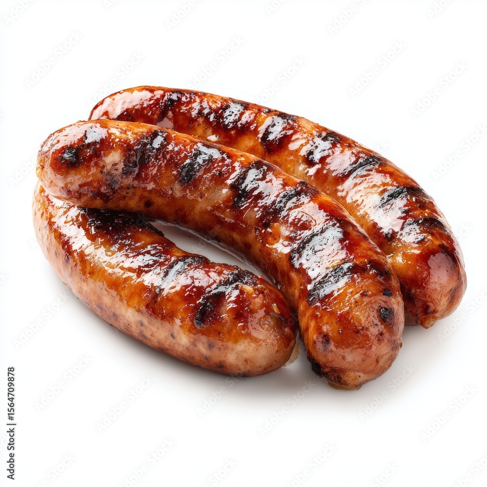 Appetizing Grilled Sausages, Ready to Savor Appetizing Grilled Sausages, Ready to Savor