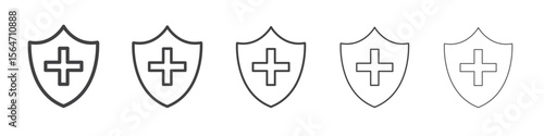 Health insurance icon simple illustration collection symbol