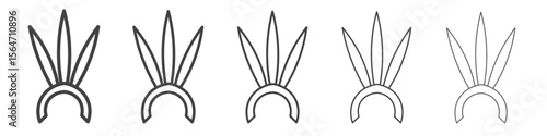 Headdress Brazil icon simple illustration collection symbol