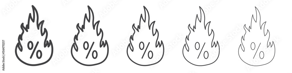 hot sale icon simple illustration collection symbol hot sale icon simple illustration collection symbol