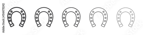 horseshoe icon simple illustration collection symbol