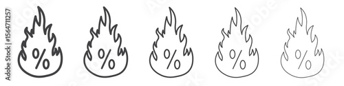 hot sale icon simple illustration collection symbol
