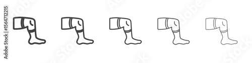 Knee Orthopedic Brace icon simple illustration collection symbol