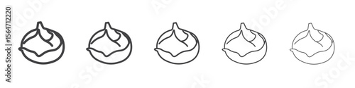 kohlrabi icon simple illustration collection symbol