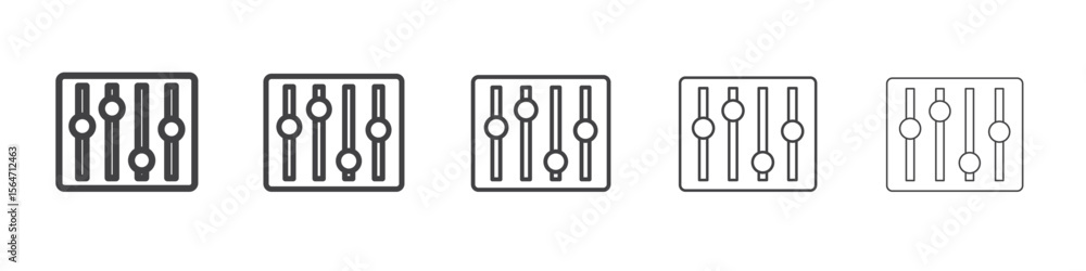 Leather Icon simple illustration collection symbol Leather Icon simple illustration collection symbol